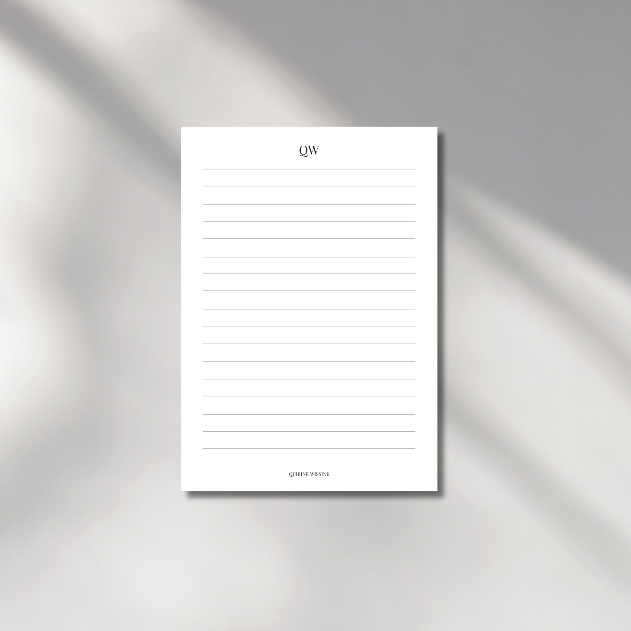 A5 Custom Notepad